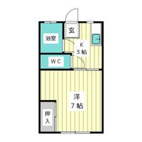 川本アパートの間取り