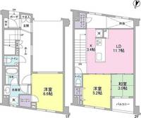 東京都目黒区碑文谷2(マンション)の賃貸物件の間取り