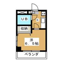 東京都品川区上大崎3(マンション)の賃貸物件の間取り