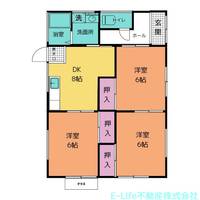 熊本県熊本市南区御幸笛田4(一戸建)の賃貸物件の間取り