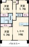 物件の間取り画像
