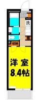 埼玉県さいたま市大宮区北袋町2(マンション)の賃貸物件の間取り
