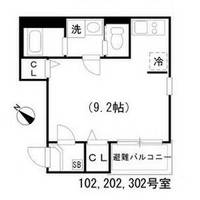 愛知県名古屋市中村区佐古前町(アパート)の賃貸物件の間取り
