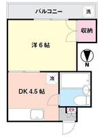 東京都中野区江原町2(マンション)の賃貸物件の間取り