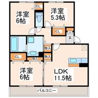 物件の間取り画像