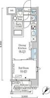 東京都北区赤羽1(マンション)の賃貸物件の間取り