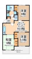 ハイムさがみの園Bの間取り