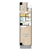 大阪府大阪市中央区内本町1(マンション)の賃貸物件の間取り