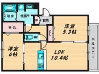 セント コリーヌD棟の間取り