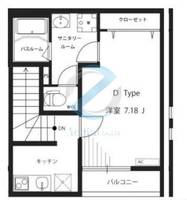 東京都江戸川区北葛西2(アパート)の賃貸物件の間取り