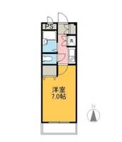 岡山県倉敷市松島(マンション)の賃貸物件の間取り