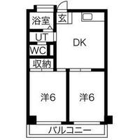 栃木県佐野市堀米町(マンション)の賃貸物件の間取り