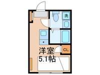 Herme神楽坂の間取り