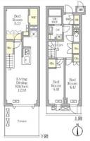 アジールコート都立大学の間取り