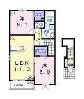 クラールの間取り