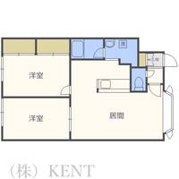 コーポオーホリ西野の間取り