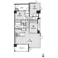東京都江東区東砂7(マンション)の賃貸物件の間取り