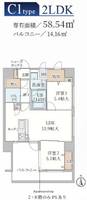 兵庫県尼崎市塚口本町6(マンション)の賃貸物件の間取り
