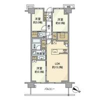 神奈川県横浜市青葉区青葉台2(マンション)の賃貸物件の間取り