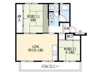 UR上和田の間取り