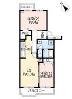 URうらわイーストシティけやき街の間取り