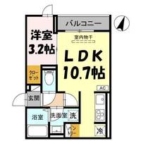埼玉県春日部市梅田本町2(アパート)の賃貸物件の間取り