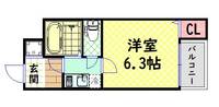 ベルシモンズ大阪港の間取り