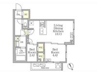アジールコート後楽園の間取り