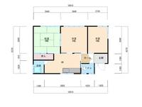 青森県十和田市東十三番町(一戸建)の賃貸物件の間取り