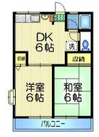 シティハイム メモリーの間取り