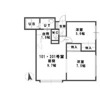 ルミエ-ル9の間取り
