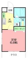 神奈川県座間市相武台4(アパート)の賃貸物件の間取り