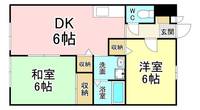 福岡県北九州市八幡西区木屋瀬4(アパート)の賃貸物件の間取り