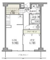 東京都港区白金台5(マンション)の賃貸物件の間取り