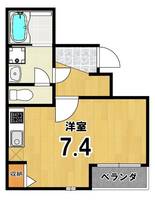 Sunrise出町の間取り