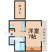 兵庫県尼崎市武庫之荘西2(マンション)の賃貸物件の間取り
