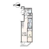 ハーモニーレジデンス東新宿の間取り