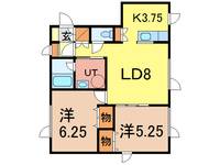 プロスパーハイムA・Bの間取り