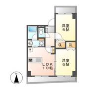 愛知県名古屋市中区新栄2(マンション)の賃貸物件の間取り