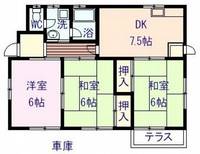 岡山県岡山市南区福富西3(一戸建)の賃貸物件の間取り