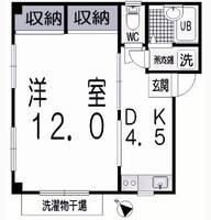 埼玉県熊谷市石原(アパート)の賃貸物件の間取り