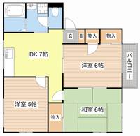 滋賀県彦根市大藪町(アパート)の賃貸物件の間取り