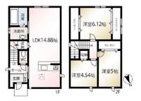 福岡県北九州市八幡西区西鳴水2(一戸建)の賃貸物件の間取り