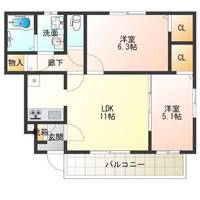 物件の間取り画像