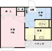 千葉県浦安市当代島1(マンション)の賃貸物件の間取り