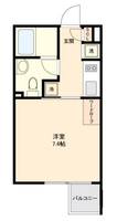 東京都渋谷区代々木3(マンション)の賃貸物件の間取り