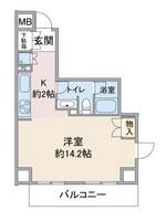 東京都渋谷区広尾1(マンション)の賃貸物件の間取り