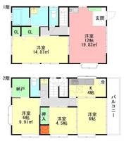 物件の間取り画像