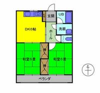 パークハイツ馬場の間取り