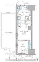 東京都品川区東品川3の賃貸マンションの間取り